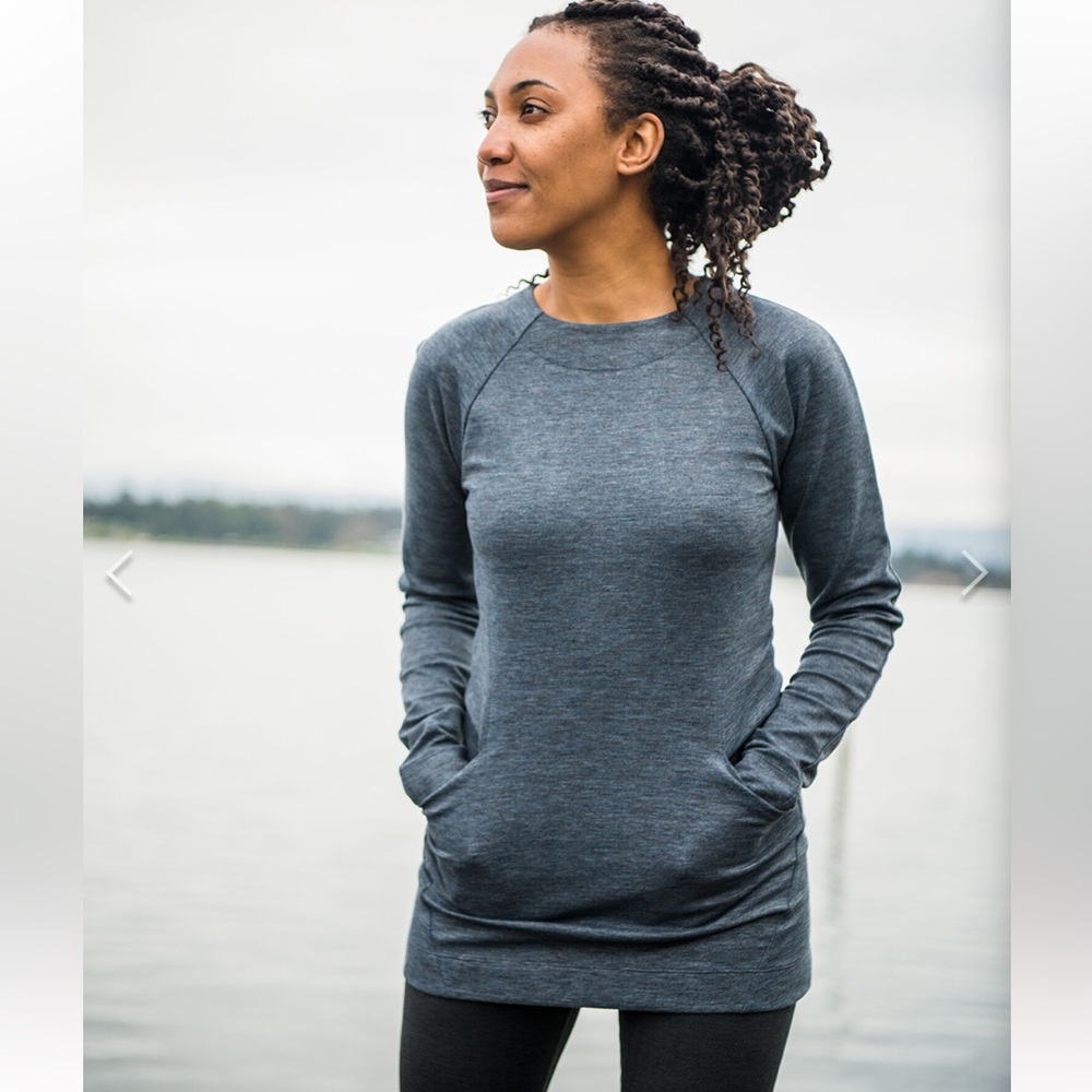 Title Nine She Leads Tunic. Grey. Outdoor. Jogging. Hiking. Athleisure. EUC